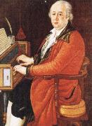court composer in st petersburg and vienna playing the clavichord, Johann Wolfgang von Goethe